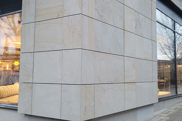 surestone natural quarried stone facade at copthall bridge harrogate