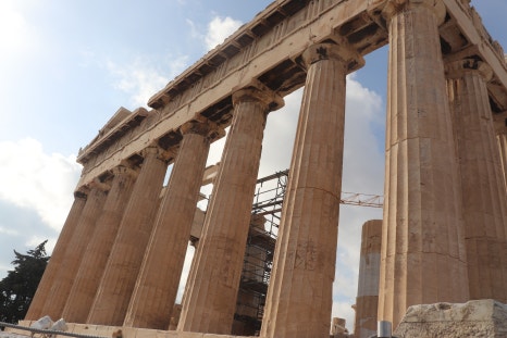 파르테논 신전 전경 기하학적 정밀성 1
