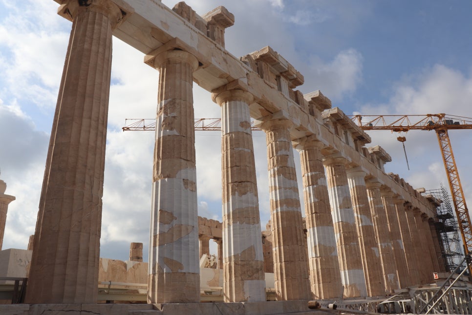 파르테논 신전 전경 기하학적 정밀성 3